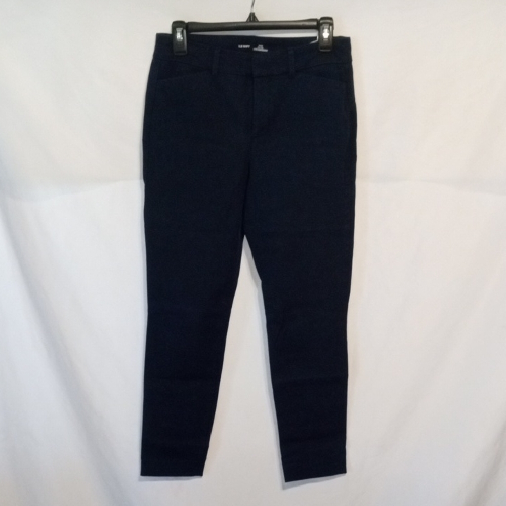 Old Navy Women's Dark Blue High-Rise Pixie Pants